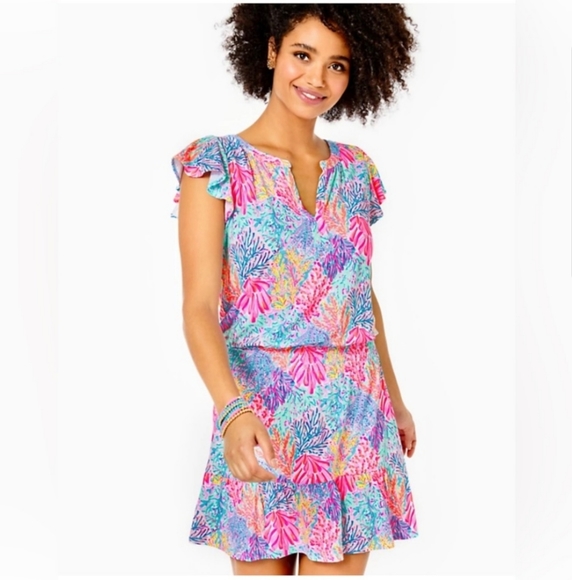 Lilly Pulitzer Dresses & Skirts - NWT Lilly Pulitzer Ravi Romper Splashdance